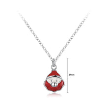 Load image into Gallery viewer, Fashion Simple Red Santa Pendant with Necklace - Glamorousky