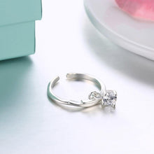 Load image into Gallery viewer, Simple and Fashion Twelve Constellation Libra Cubic Zircon Adjustable Ring - Glamorousky