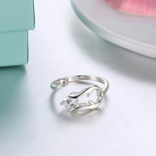 Load image into Gallery viewer, Simple and Fashion Twelve Constellation Scorpio Cubic Zircon Adjustable Ring - Glamorousky
