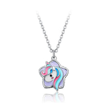 Load image into Gallery viewer, Fashion Simple Unicorn Star Pendant with Necklace - Glamorousky