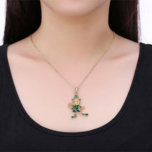 Load image into Gallery viewer, Fashion Plated Gold Cartoon Character Pendant with Necklace - Glamorousky