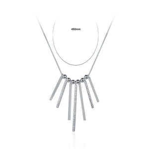 Fashion Simple Geometric Cylindrical Necklace - Glamorousky