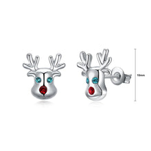 Load image into Gallery viewer, Fashion Simple Elk Stud Earrings with Cubic Zircon - Glamorousky
