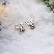 Load image into Gallery viewer, Fashion Simple Elk Stud Earrings with Cubic Zircon - Glamorousky