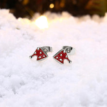 Load image into Gallery viewer, Fashion Simple Christmas Hat Stud Earrings - Glamorousky