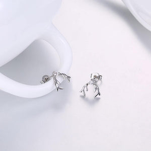 Simple and Fashion Geometric Stud Earrings with Cubic Zircon - Glamorousky