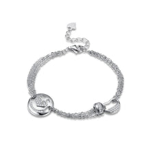 Load image into Gallery viewer, 925 Sterling Silver Fashion Cute Piggy Bracelet with Cubic Zircon - Glamorousky
