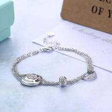 Load image into Gallery viewer, 925 Sterling Silver Fashion Cute Piggy Bracelet with Cubic Zircon - Glamorousky