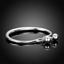 Load image into Gallery viewer, 925 Sterling Silver Fashion Simple Geometric Bell Bangle - Glamorousky