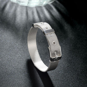 Fashion Elegant 14mm Mesh Strap Bracelet - Glamorousky