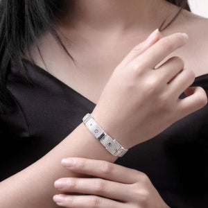 Fashion Elegant 14mm Mesh Strap Bracelet - Glamorousky