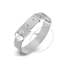 Load image into Gallery viewer, Simple and Fashion 10mm Mesh Strap Geometric Bracelet - Glamorousky