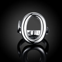 Load image into Gallery viewer, Fashion Simple Geometric Hollow Oval Adjustable Opening Ring