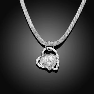 Fashion Romantic Heart Pendant with Necklace - Glamorousky