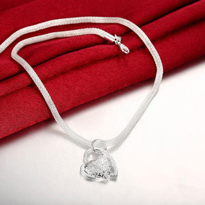 Fashion Romantic Heart Pendant with Necklace - Glamorousky