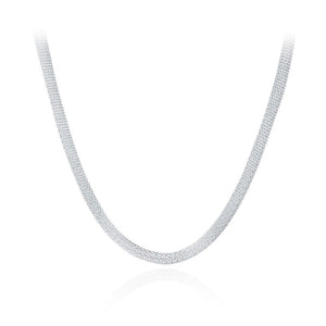 Simple and Fashion Geometric Mesh Necklace - Glamorousky
