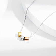 Load image into Gallery viewer, Simple and Fresh Geometric Square Titanium Steel Necklace - Glamorousky