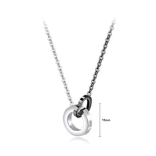 Load image into Gallery viewer, Simple Sweet Heart Round Pendant with Necklace - Glamorousky