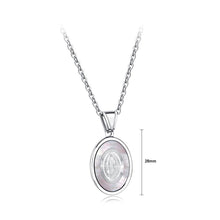 Load image into Gallery viewer, Fashion Elegant Titanium Steel Our Lady Of Guadalupe Geometric Oval Pendant with Necklace - Glamorousky