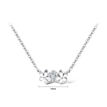 Load image into Gallery viewer, Fashion and Elegant Titanium Steel Flower Necklace with Cubic Zircon - Glamorousky