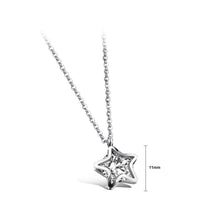 Load image into Gallery viewer, Fashion Bright Star Pendant with Cubic Zircon and Necklace - Glamorousky