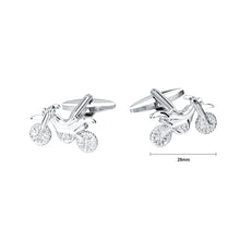 Load image into Gallery viewer, Fashion High-end Personalized Athlete Oiled Motorcycle Cufflinks