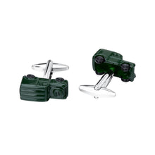 Load image into Gallery viewer, Fashion Personality Green Off-road Jeep Shirt Cufflinks