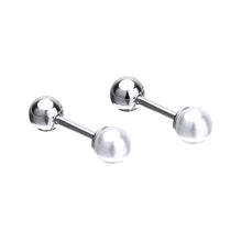 Load image into Gallery viewer, Fashionable High-end Geometric Round Pearl Detachable Cufflinks