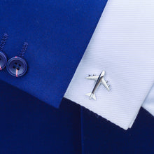 Load image into Gallery viewer, Fashionable Personality Aircraft Cufflinks