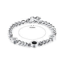Load image into Gallery viewer, Fashion and Elegant LOVE Geometric Round Titanium Steel Bracelet with Cubic Zircon - Glamorousky