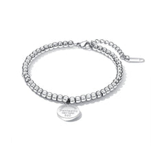 Load image into Gallery viewer, Fashion Simple Round Brand Round Bead Titanium Steel Bracelet - Glamorousky