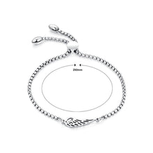 Load image into Gallery viewer, Simple Fashion Hollow Feather Titanium Steel Bracelet - Glamorousky