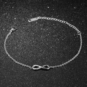 Simple and Fashion Infinite Symbol Titanium Steel Bracelet - Glamorousky