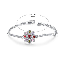 Load image into Gallery viewer, Fashion Elegant Flower Cubic Zirconia Bracelet - Glamorousky