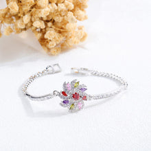 Load image into Gallery viewer, Fashion Elegant Flower Cubic Zirconia Bracelet - Glamorousky