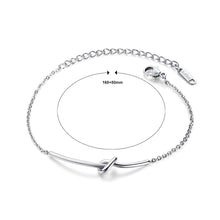Load image into Gallery viewer, Simple and Sweet Knotted Titanium Steel Bracelet - Glamorousky