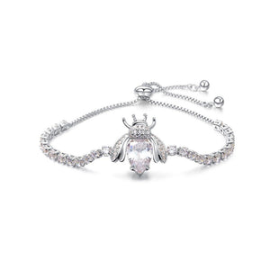 Fashion Cute Insect Bracelet with Cubic Zirconia - Glamorousky