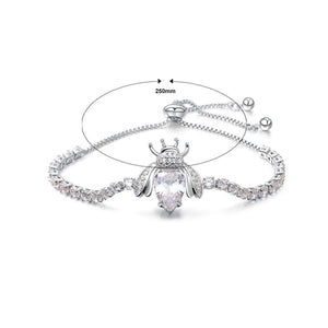 Fashion Cute Insect Bracelet with Cubic Zirconia - Glamorousky