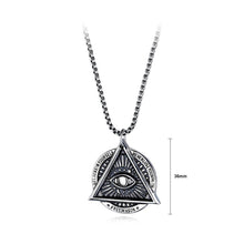 Load image into Gallery viewer, Fashion Trend Punk Geometric Titanium Steel Pendant with Necklace - Glamorousky