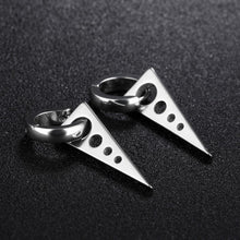 Load image into Gallery viewer, Fashion Personality Geometric Triangle Titanium Steel Stud Earrings - Glamorousky