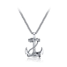 Load image into Gallery viewer, Fashion Personality Anchor Titanium Steel Pendant with Necklace - Glamorousky