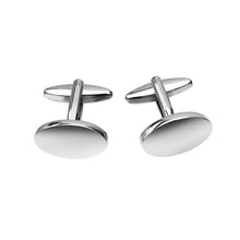 Load image into Gallery viewer, Simple Fashion Geometric Oval Cufflinks