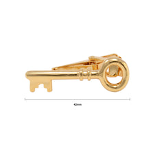 Load image into Gallery viewer, Fashion Creative Plated Gold Key Tie Clip