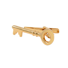 Load image into Gallery viewer, Fashion Creative Plated Gold Key Tie Clip