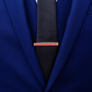 Fashionable Simple Mahogany Geometric Tie Clip