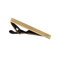 Load image into Gallery viewer, Simple Vintage Bronze Geometric Rectangular Tie Clip