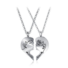 Load image into Gallery viewer, Fashion Romantic Heart-shaped Couple Titanium Steel Pendant with Necklace