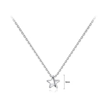 Load image into Gallery viewer, 925 Sterling Silver Simple and Delicate Star Pendant with Necklace