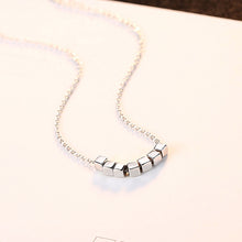 Load image into Gallery viewer, 925 Sterling Silver Simple Fashion Geometric Square Necklace