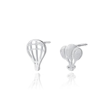 Load image into Gallery viewer, 925 Sterling Silver Simple Creative Hot Air Balloon Stud Earrings